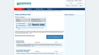 Hotel Jobs & Resort Jobs | Hcareers.com