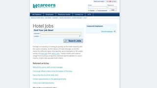 Hotel Jobs, Hotel Employment, Hotel Careers - Hcareers