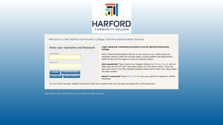 Harford Community College - Single Sign On