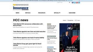 HCC news - Insurance Business