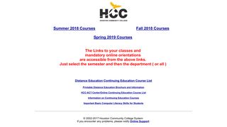 Find HCC Distance Education Courses - HCC Online