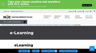 e-Learning | Houston Community College - HCC