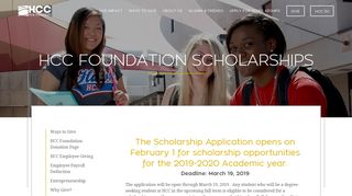HCC Foundation Scholarships – Hillsborough Community College ...