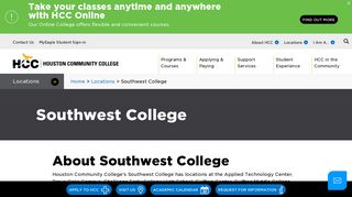 Southwest College | Houston Community College - HCC