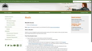Moodle | Hagerstown Community College