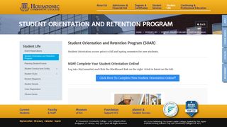 Student Orientation and Retention Program