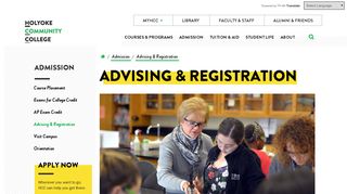 Advising & Registration | Holyoke Community College