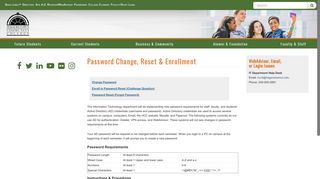 Password Change, Reset & Enrollment | Hagerstown Community ...