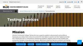 Testing Services | Houston Community College - HCC