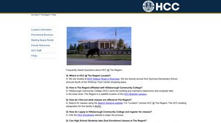FAQs - Hillsborough Community College - HCC
