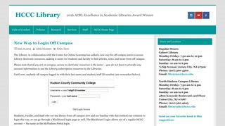 New Way to Login Off Campus – HCCC Library