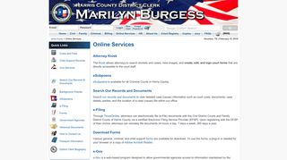 Office of Harris County District Clerk - Chris Daniel | Online Services