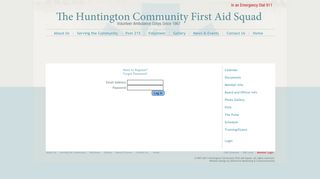 HCFAS Member Login - Huntington Community First Aid Squad