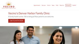 Vecino's Denver Harbor Family Clinic: Home