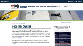 Property Owners | HCIDLA
