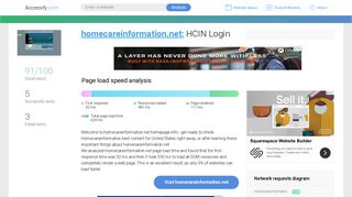 Access homecareinformation.net. HCIN Login