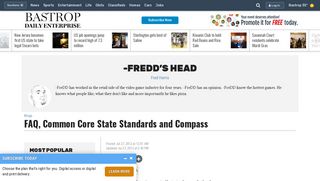FAQ, Common Core State Standards and Compass - Blogs - Bastrop ...