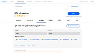 Working at HCL Infosystems: 267 Reviews about Pay & Benefits ...