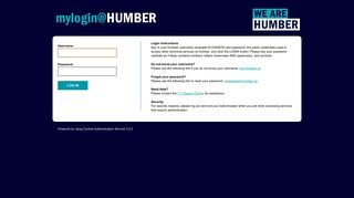 Humber Central Authentication Service