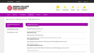 PowerSchool for Students - Hmong College Prep Academy