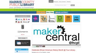 Harris County Public Library | your pathway to knowledge