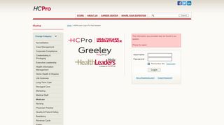 HCPro: Providing Information to the Healthcare Compliance ...