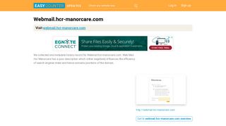 Web Mail Hcr Manorcare (Webmail.hcr-manorcare.com) - Outlook ...