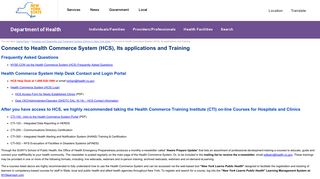 Connect to Health Commerce System (HCS), Its applications and ...