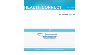 HEALTH CONNECT - Member Login