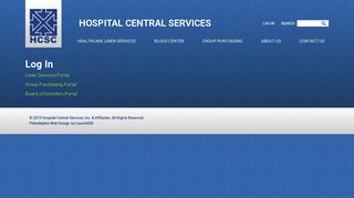 Log In | Hospital Central Services (HCSC)