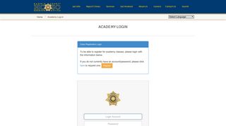 Academy Log-In - Harris County Sheriff's Office