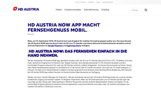 HD Austria NOW App macht Fernsehgenuss mobil. - HD Austria Blog