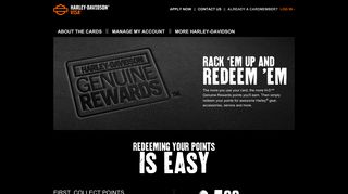 H-D ™ Genuine Rewards - Harley-Davidson® Visa