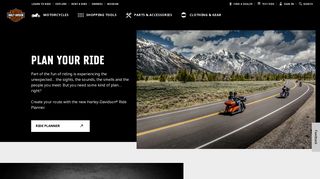 Plan Your Motorcycle Ride | Trip Planner | Harley-Davidson USA