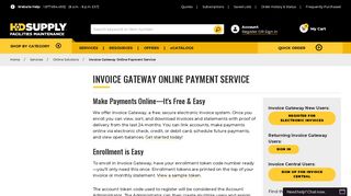 Electronic Invoicing - HD Supply