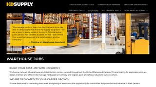 HD Supply Warehouse Jobs