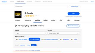 Working at HD Supply: 338 Reviews about Pay & Benefits | Indeed.com