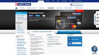 Corporate Card with Unparalleled Travel ... - HDFC Bank