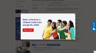 Online Card Payment | Citi India - Citibank