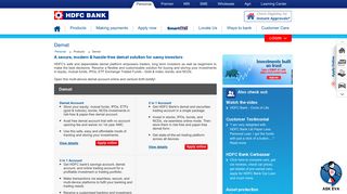 DEMAT Account : Apply for DEMAT account online - HDFC Bank
