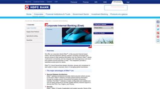 ENet™ | Corporate Internet Banking - HDFC Bank