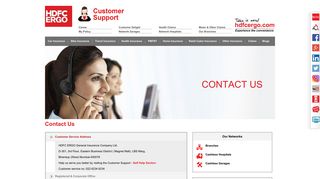 Contact US | Customer Care - HDFC ERGO