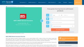 HDFC ERGO General Insurance Company | HDFC ERGO - Policybazaar