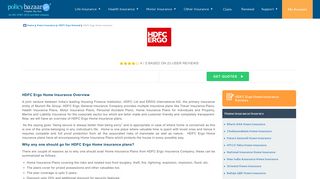 HDFC Ergo Home Insurance - Compare Plans, Reviews and Benefits