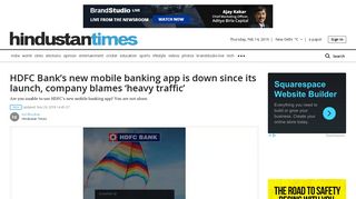 HDFC Bank's new mobile banking app is down since its launch ...