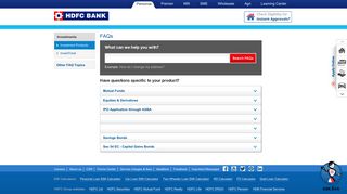 HDFC Bank | FAQ section