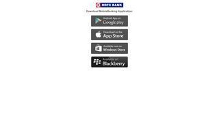HDFC Bank || App store