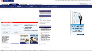 NRI's Welcome to HDFC Bank - The one stop shop for all your banking ...