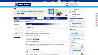 NRI Loans - Apply for NRI Loan in India at HDFC Bank