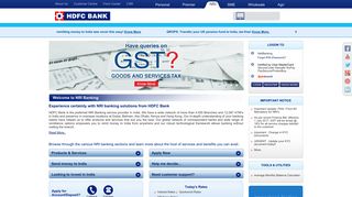 NRI Banking - Avail NRI Services in India at HDFC Bank